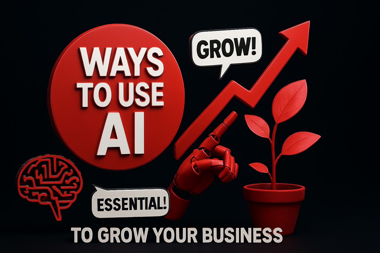 7 Essential Ways to Use AI to Grow Your Business in 2025